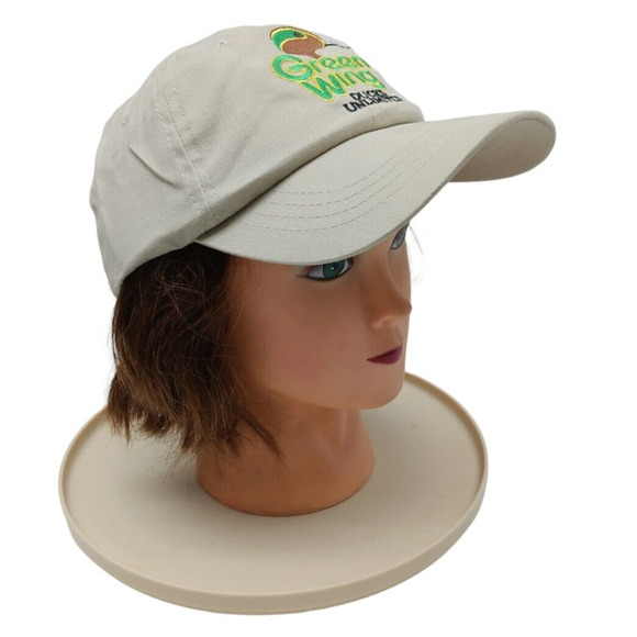 Ducks Unlimited Smaller Size, Embroider Green Wing Strap Back Hat Duck Cap, NEW - Picture 3 of 7